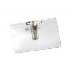 Name Tag - Badge 90x55mm with safety pin/clip