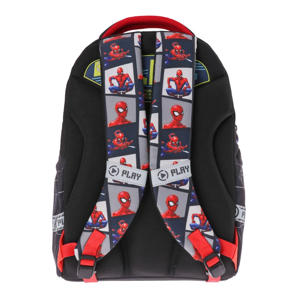Spiderman Maxx Mark 3 compartment Backpack 41x31x21 cm