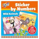 Sticker by Numbers Wild Animals - GALT
