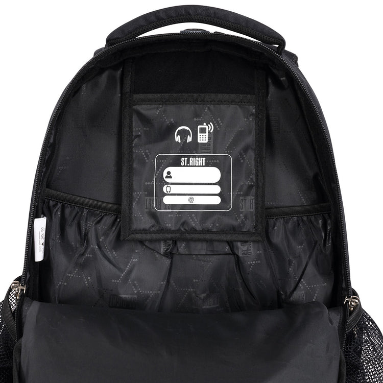 BLACK 4 compartment Backpack BP05 42x30x19 cm
