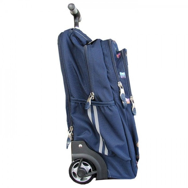 Rainbow Cats 4 compartment Trolley Backpack 44x33x25cm