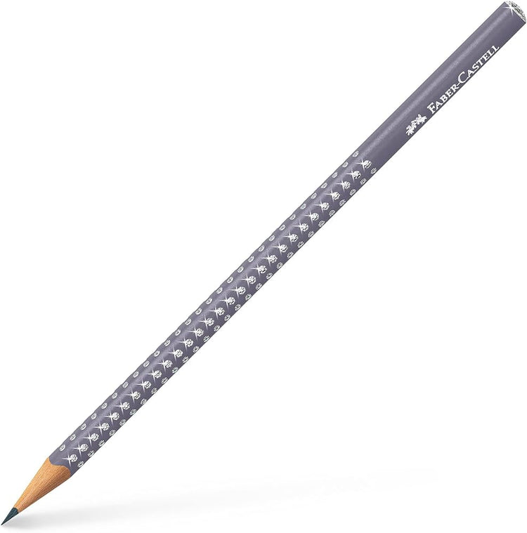 Faber Castell Grip Sparkle Pencil Violet Metalic