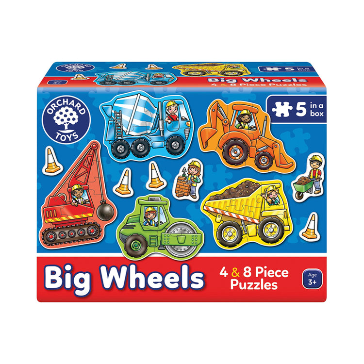 Big Wheels Jigsaw Puzzle - Orchard Toys