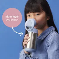 b.box 350ml Insulated Straw Drink Bottle - Chill Out