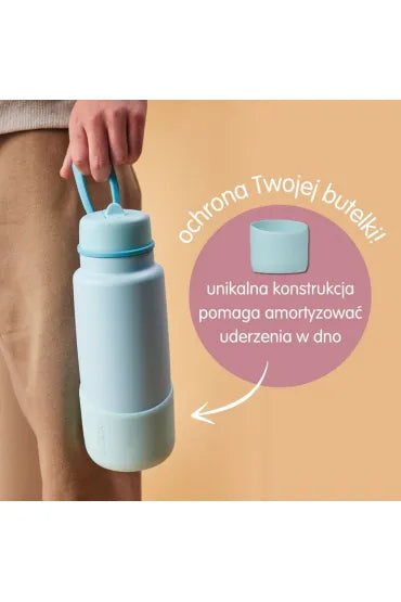 b.box Silicone Bumper for 1 Litre Insulated Flip Top Bottle - Shadow