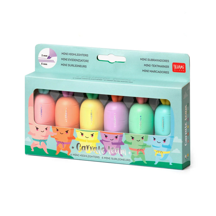 LEGAMI SET OF 6 MINI HIGHLIGHTERS