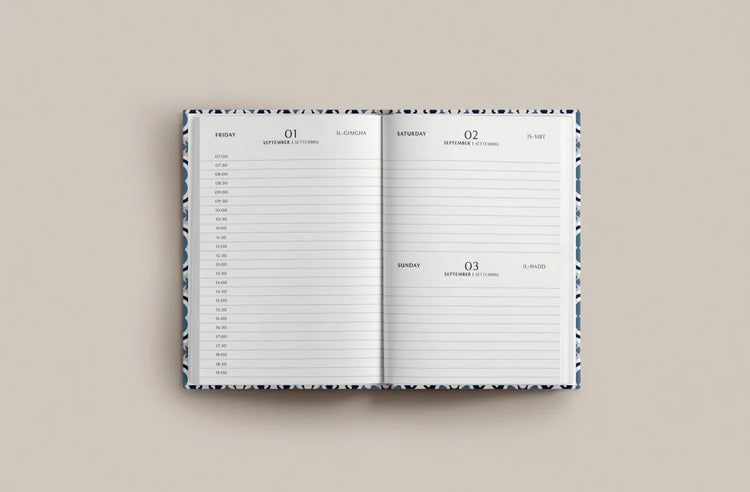 Maduma Hardbound Daily Diary Ikħal