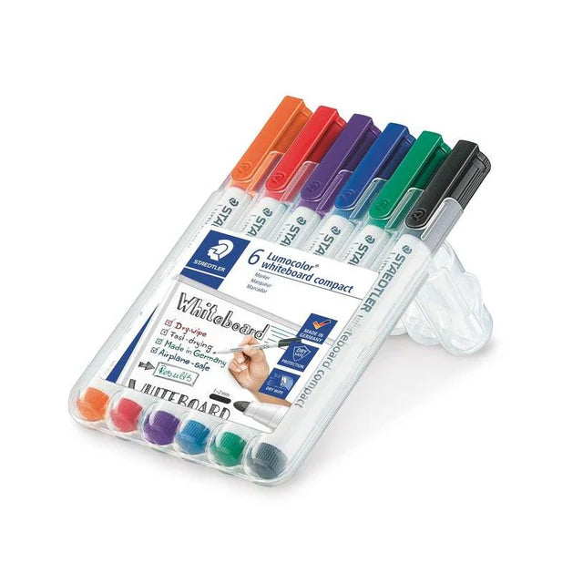 Staedtler Whiteboard Markers Compact x6
