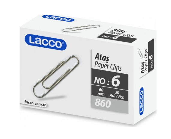 Paper Clips 60mm - Lacco 860 (x30 pieces)