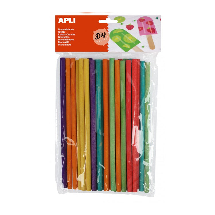 Flat tip picks assorted colors 25 u.