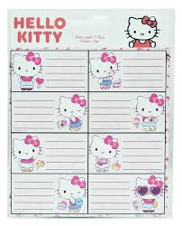 Hello Kitty Sticker Labels x16