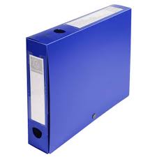 Exacompta Filing Box 60mm Blue