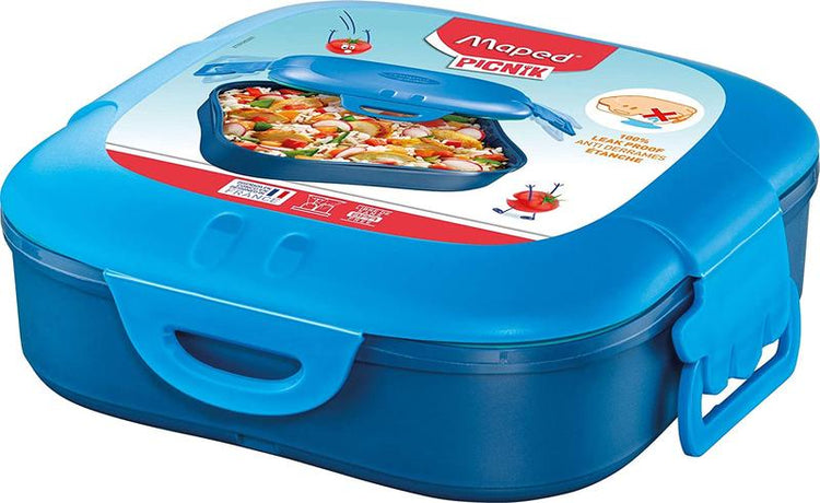 Maped Single Lunch Box Navy/Blue