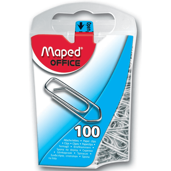 Maped Galva Paper Clips x100 - 25mm