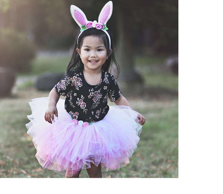 Bunny Tutu & Headband Size 3-4 years