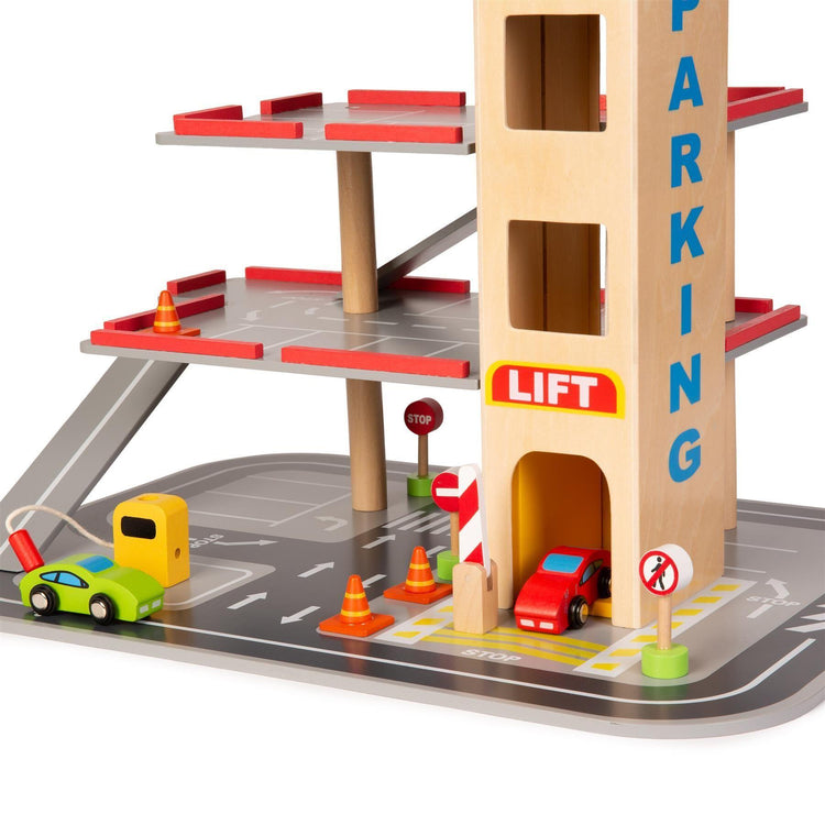 Wooden Garage with Helipad