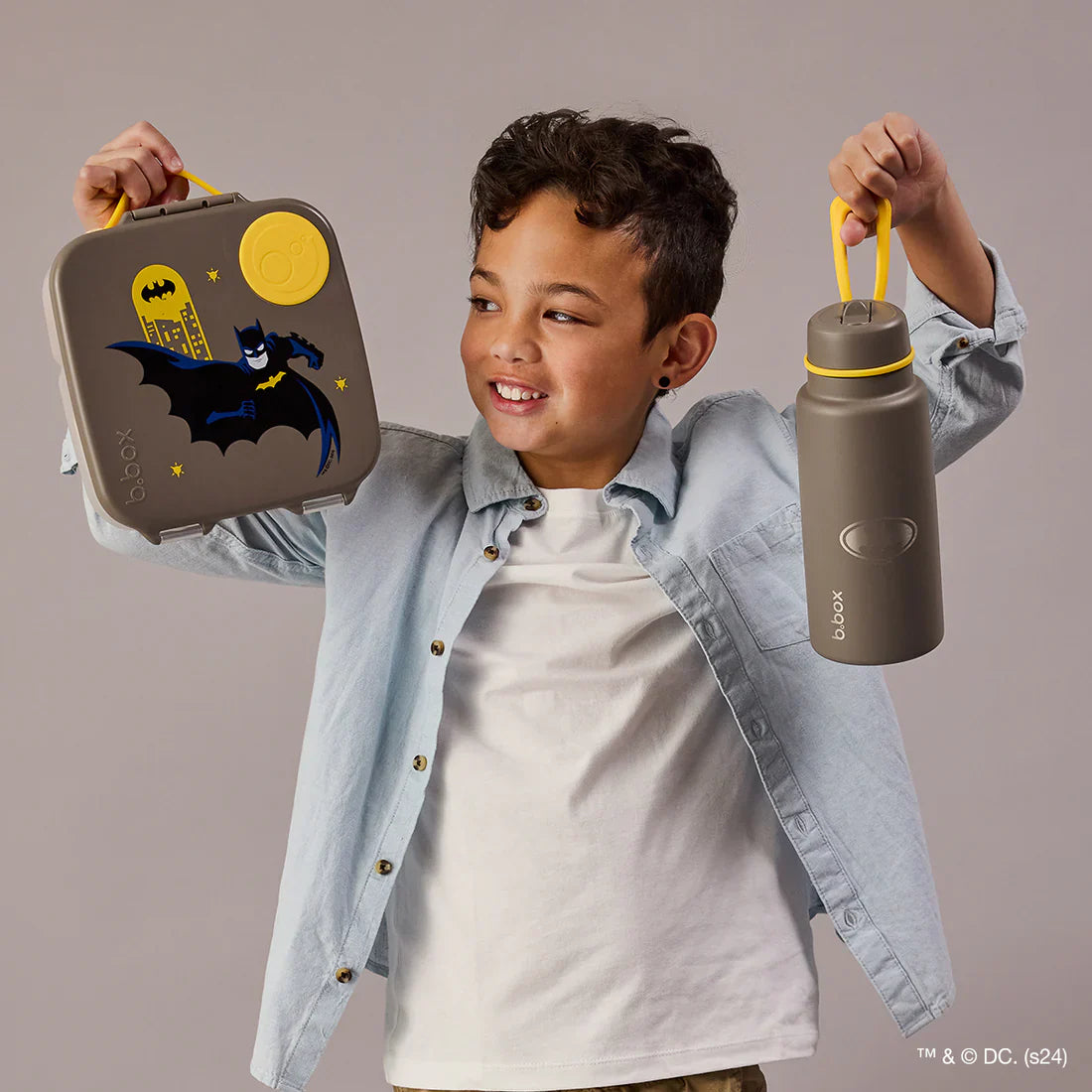 Batman by b.box - insulated flip top 1Ltr bottle