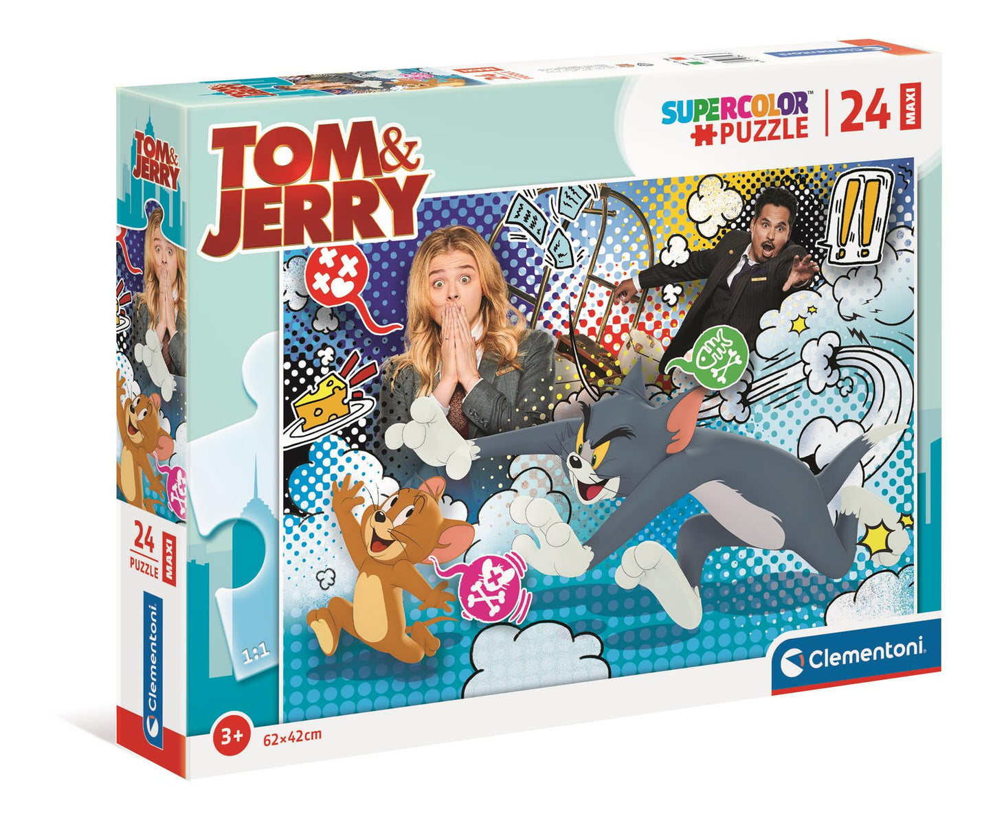Clementoni Maxi Tom and Jerry 24pieces 3+