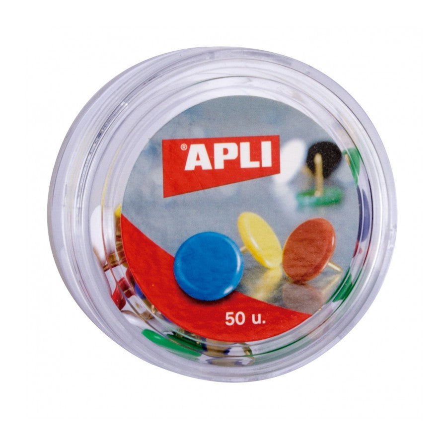 Coloured thumb tacks Ø 10 mm x50