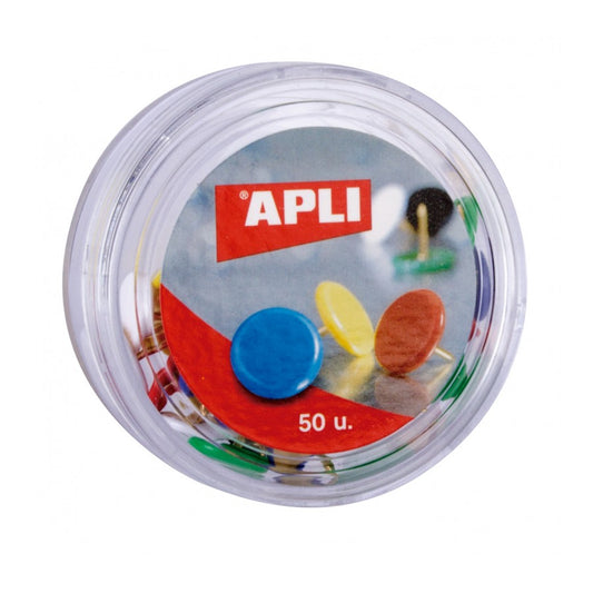 Coloured thumb tacks Ø 10 mm x50