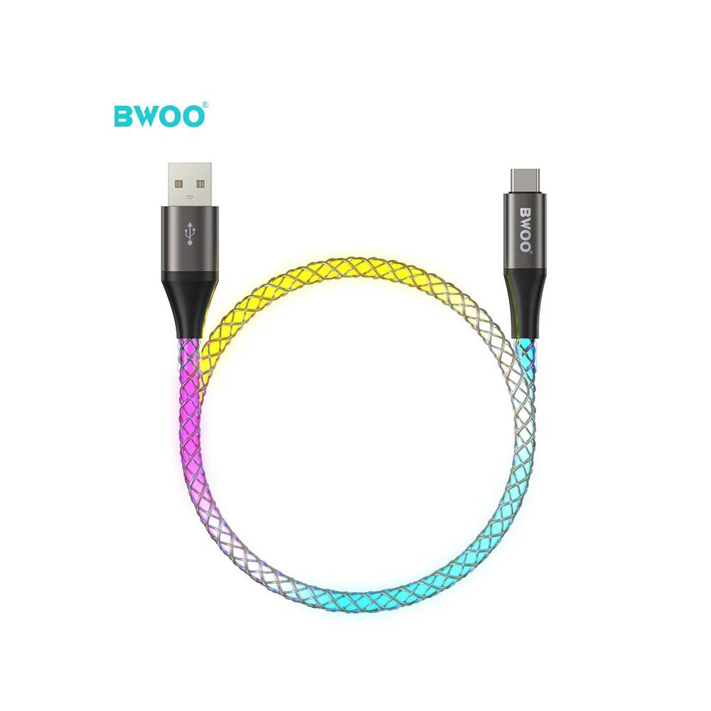 BWOO - Type C RGB Color Fast Charging Cable