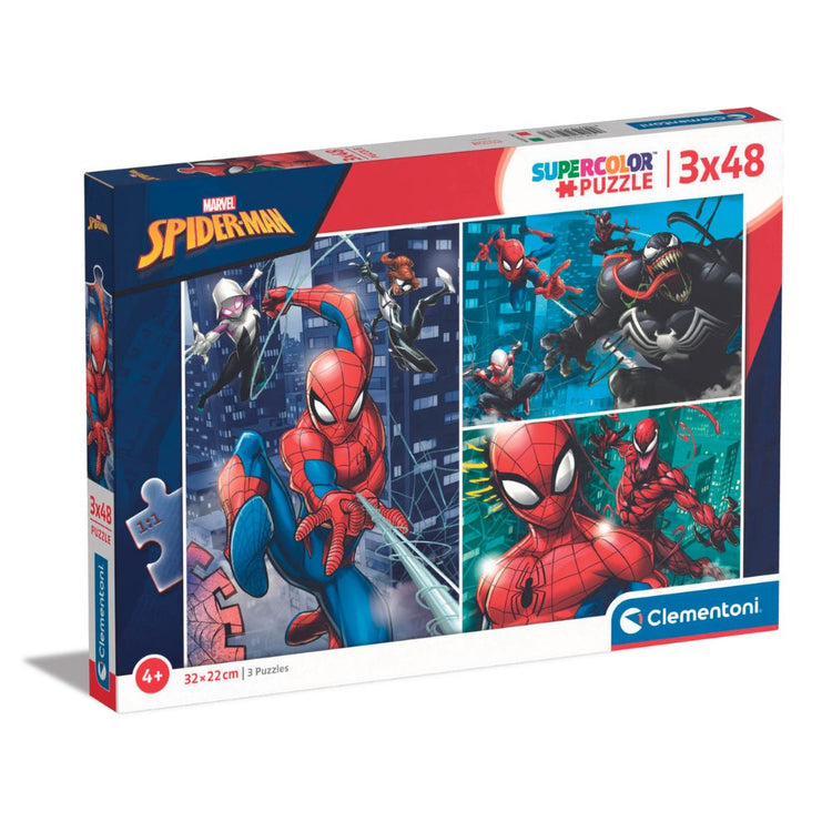 Clementoni Spiderman 3x48pieces 4+