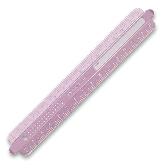 Faber Castell Sparkle Ruler - Light Purple 15cm