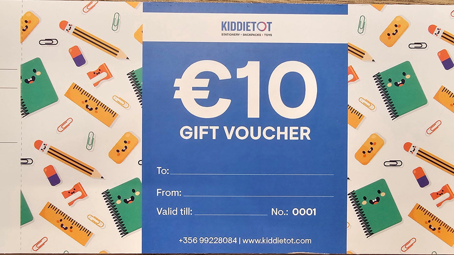 €10 KIDDIETOT VOUCHER