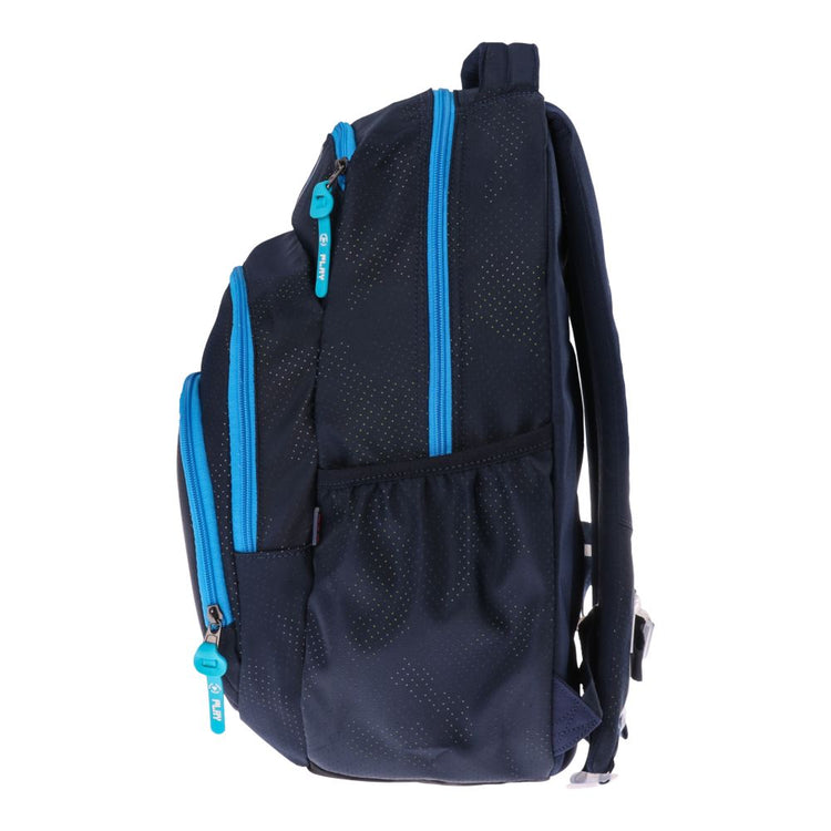 Cosmo Ergo Navy Blue 3 compartment Backpack 46x31x28 cm