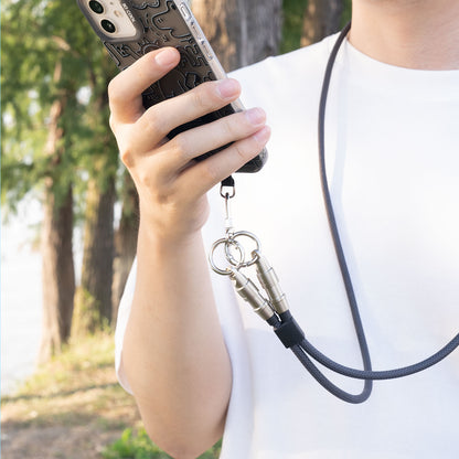 BWOO - USB-C to USB-C Charging Cable+Cell Phone Lanyard 2 in 1 60W 1.2M