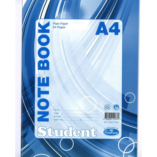 CONTESSA - Student Notebook A4 Plain - 64 Pages
