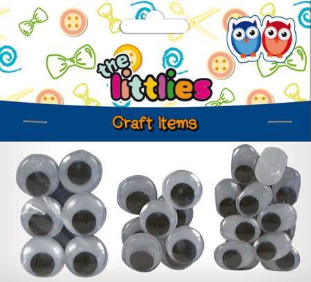 Wiggly Eyes 28Pcs - 14X20Mm, 8X20Mm, 6X22Mm
