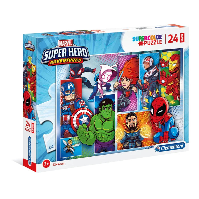 Clementoni Maxi Superhero 24pieces 3+
