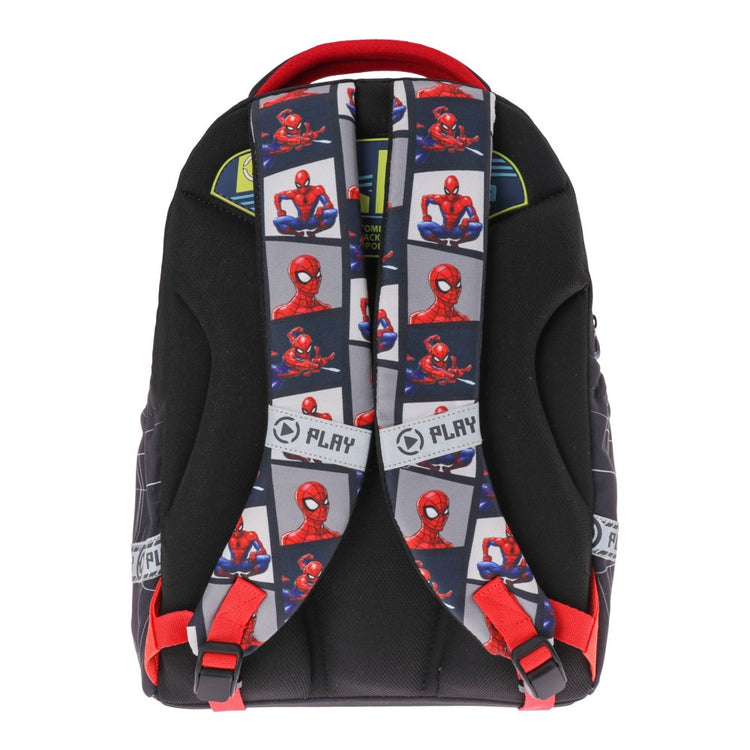Spiderman Maxx Mark 3 compartment Backpack 41x31x21 cm