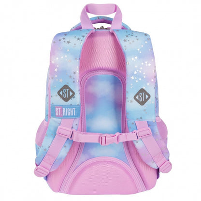 PASTEL STARS 3-compartment backpack 39x27x17 cm