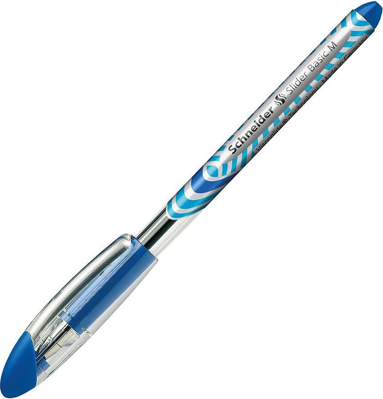 Schneider Slider Basic Ballpoint Pen Medium Point Blue Ink