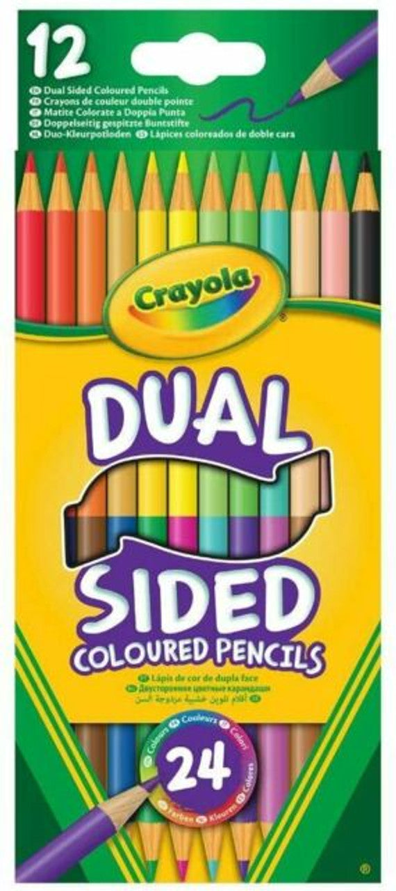 Double Sided Colouring Pencils x12 Crayola