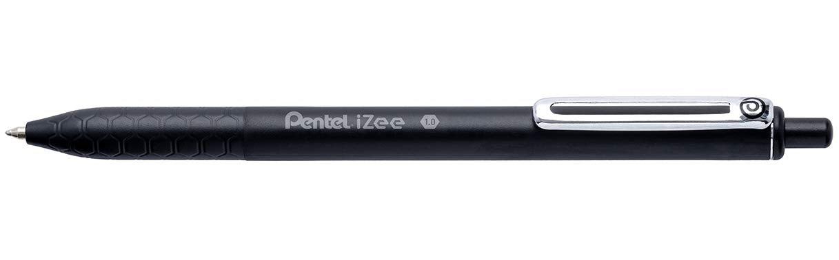 Pentel Izee Retractable BallPen 1mm Black