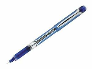 Pilot V7 Hi-tecpoint liquid ink rollerball pen Rubber Grip, 0.7mm ball with blue ink