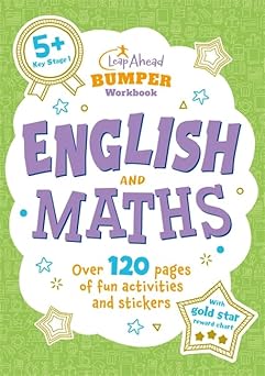 Leap Ahead Bumper Workbook: 5+ English & Maths Paperback