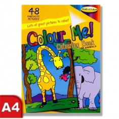 Colouring book A4 - 48pages - Animals