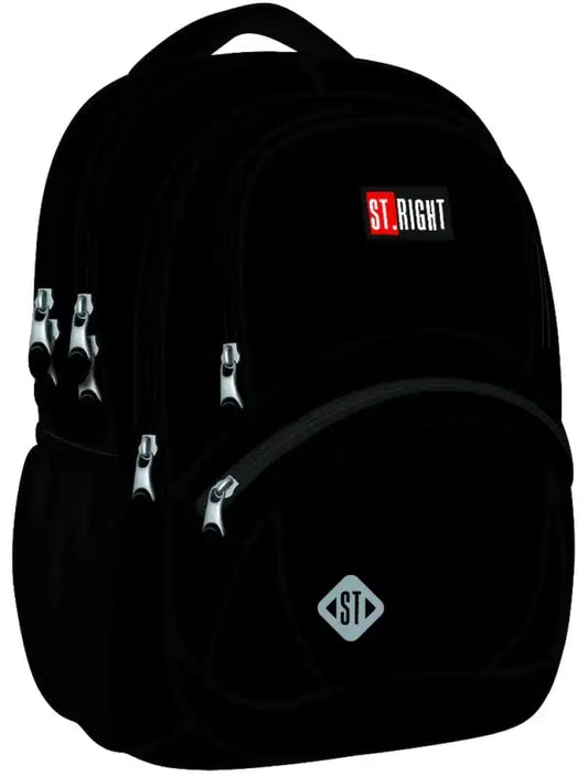 BLACK 4 compartment Backpack BP05 42x30x19 cm