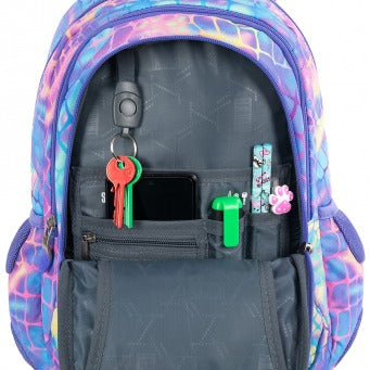 Pastel Snake 3 compartment Backpack BP26 39x27x17 cm
