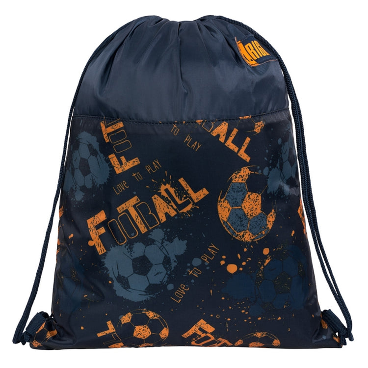 Soccer Balls 1 compartment drawstring bag