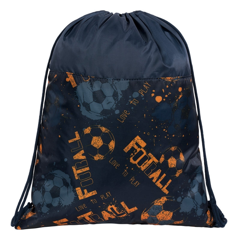 Soccer Balls 1 compartment drawstring bag