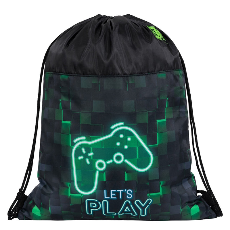 Dark Game 1 compartment drawstring bag – Kiddietot