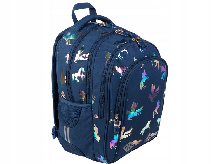 HOLO UNICORNS 4-compartment backpack 40x28x18 cm