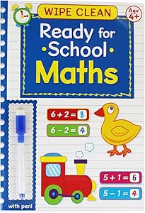 WIPE CLEAN - Ready for School Maths 4+