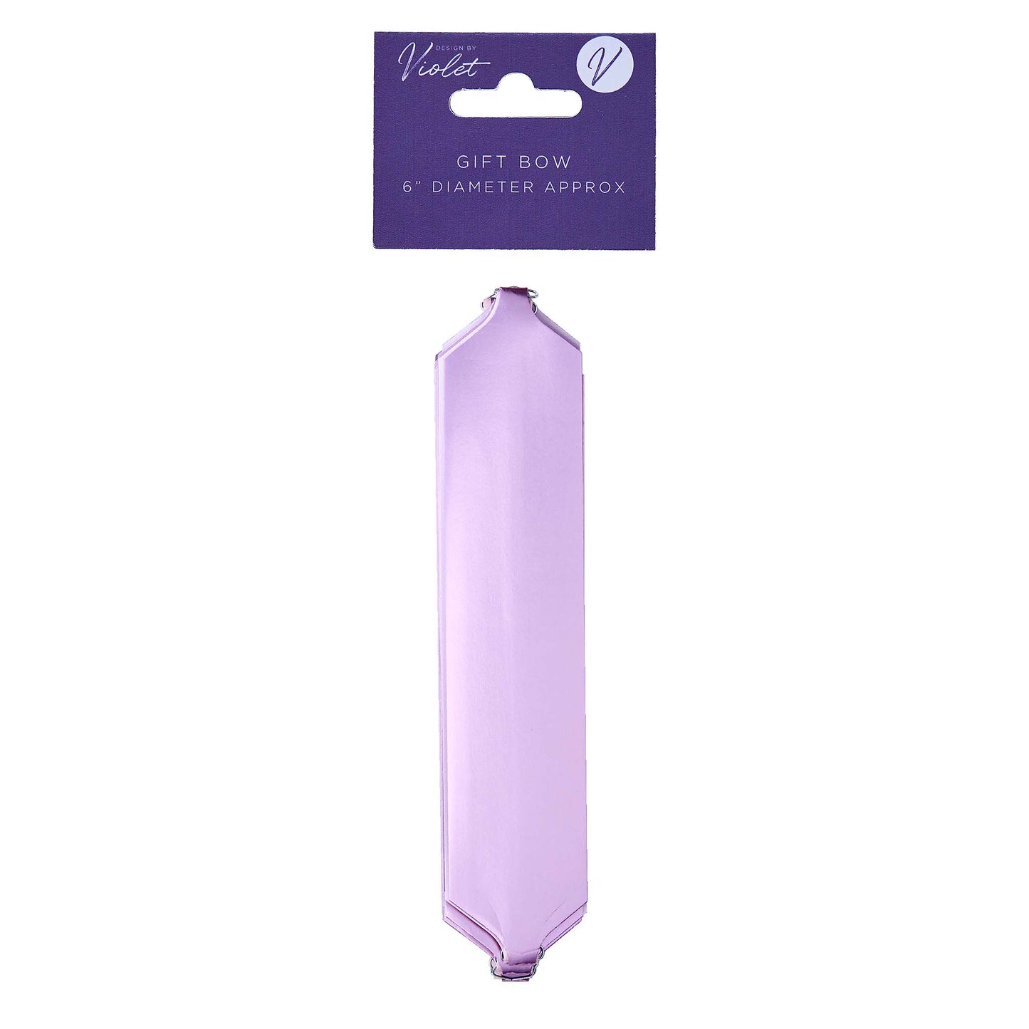 6" FOIL GIFT PULL BOW - PINK
