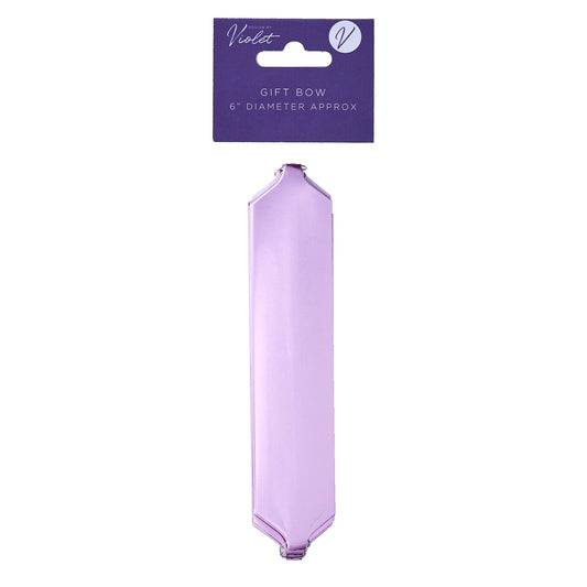 6" FOIL GIFT PULL BOW - PINK